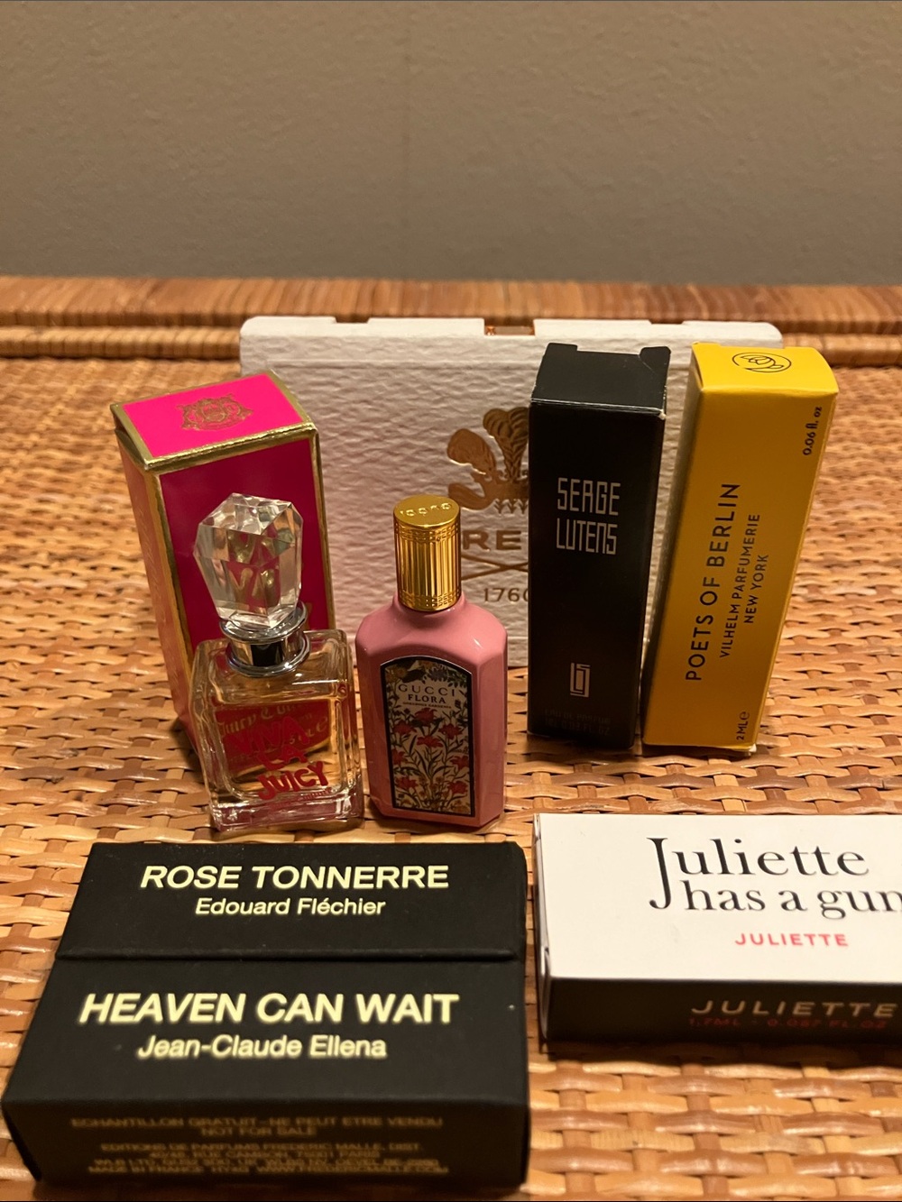 Gucci Flora Juicy Couture Frederic Malle Serge Lutens Vilhelm Parfumerie